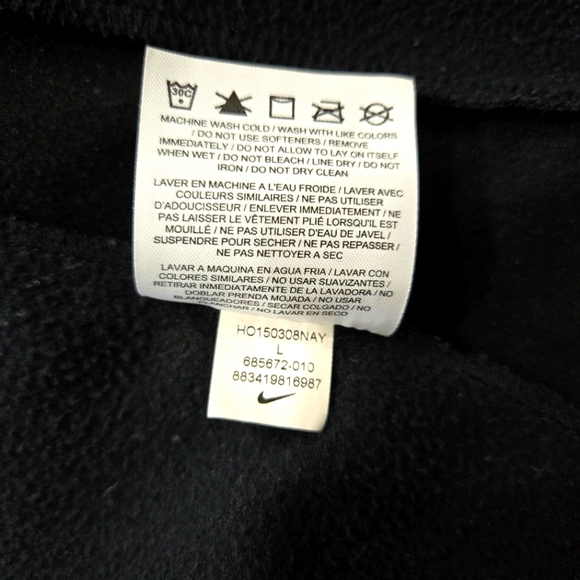 Nike Therma Fit Hoodie All Time Tech Vixen Full Zip Black Womens Large - Picture 8 of 14